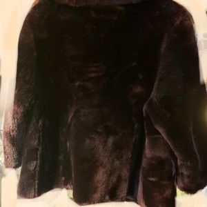 Sheered sheep coat. Real fur